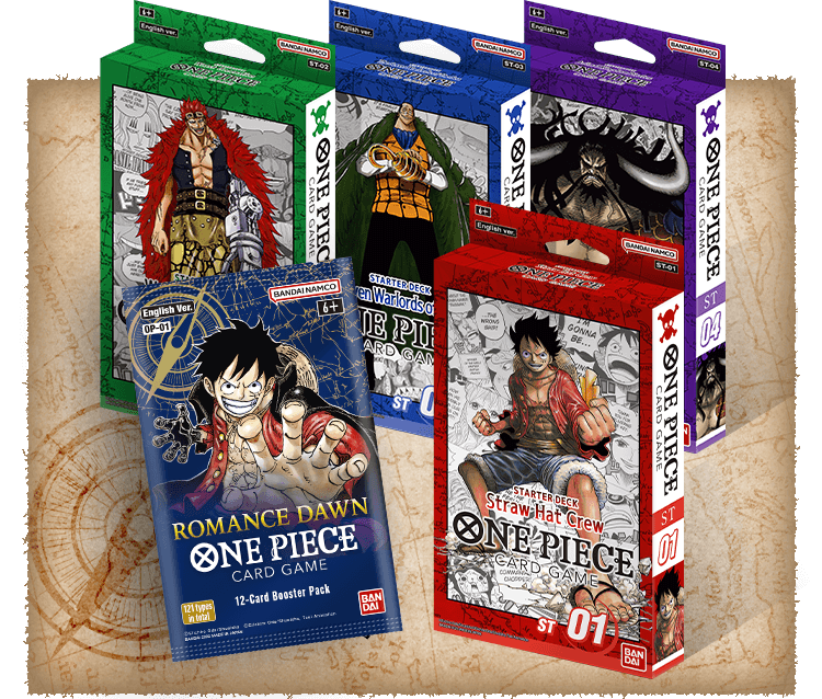 BANDAI | One Piece Card Game: Booster Pack - Romance Dawn [OP-01] | Card  Game | Ages 6+ | 2 Players | 15 Minutes Playing Time, BCL2645770